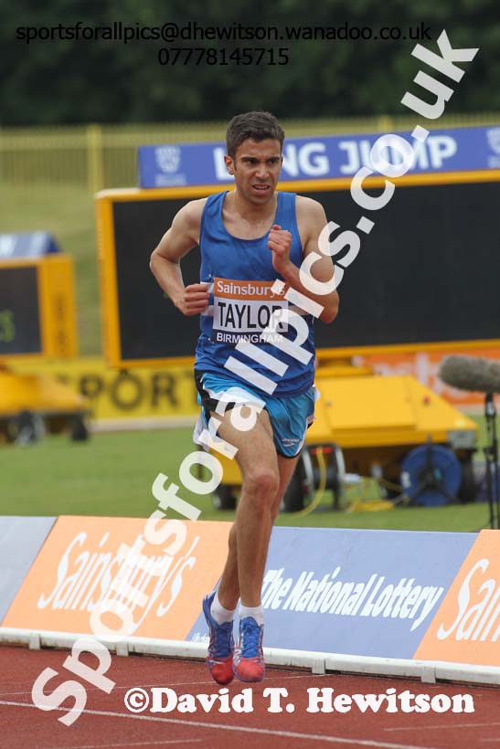 Jonathan Taylor (Morpeth) 5000 metres, 2014 Sainsbury's British Championships. Photo: David T. Hewitson/Sports for All Pics